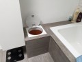 Türe für Wäscheschacht– eckig/rund für 300mm Rohre, einwandig, weiß